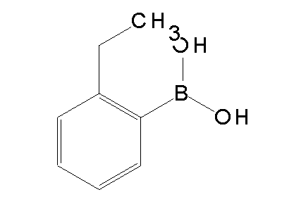 Chemical structure of 2-ethylphenylboronic acid