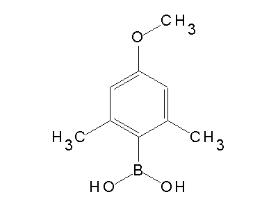 Chemical structure of manisylboronic acid