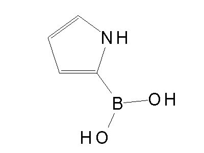 Chemical structure of pyrrole-2-boronic acid