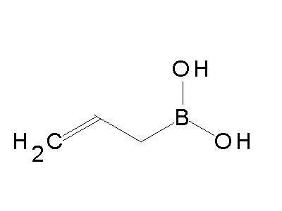 Chemical structure of allylboronic acid