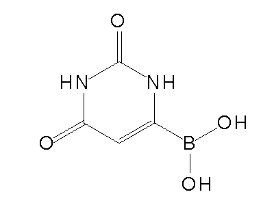 Chemical structure of 6-Dihydroxyboryluracil