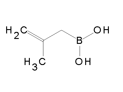 Chemical structure of 2-methylallylboronic acid