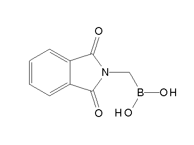 Chemical structure of N-(dihydroxyboranyl-methyl)-phthalimide