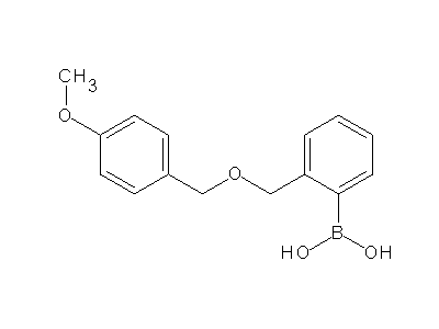 Chemical structure of 2-(p-methoxybenzyloxymethyl)phenylboronic acid