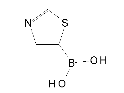 Chemical structure of 5-thiazolylboronic acid