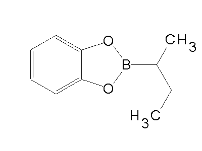Chemical structure of 2-sec-butyl-benzo[1,3,2]dioxaborole