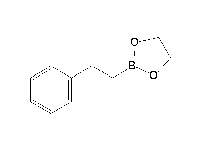 Chemical structure of 2-phenethyl-1,3,2-dioxaborolane