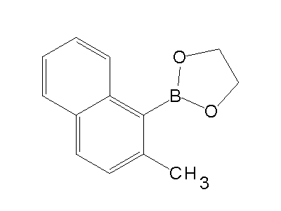 Chemical structure of 2-(2-methylnaphthalen-1-yl)-1,3,2-dioxaborolane