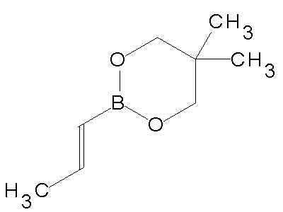 Chemical structure of 5,5-dimethyl-2-propenyl[1,3,2]dioxaborinane