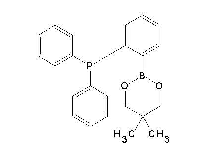 Chemical structure of [2-(5,5-dimethyl-1,3,2-dioxaborinan-2-yl)phenyl]-diphenylphosphane