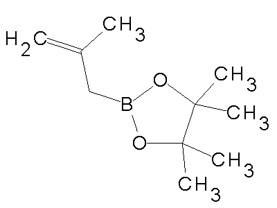 Chemical structure of methallylboronic acid pinacol ester