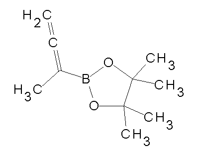 Chemical structure of 2-(Buta-1,2-dienyl-3)-4,4,5,5-tetramethyl-1,3,2-dioxaborolan