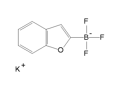 Chemical structure of potassium 2-benzofuranyltrifluoroborate
