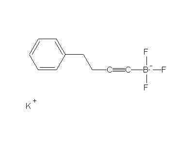 Chemical structure of potassium (4-phenyl-1-butyn-1-yl)trifluoroborate