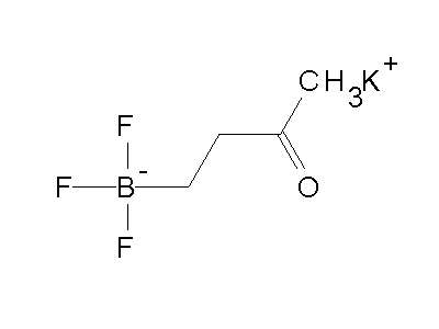 Chemical structure of potassium (3-oxobutyl)trifluoroborate